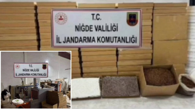 Kaçak sigara operasyonunda 50 milyon TL’lik malzeme ele geçirildi. 