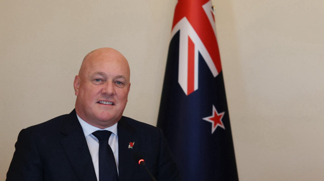 Le Premier ministre néo-zélandais Christopher Luxon au bureau présidentiel de Dolmabahçe à Istanbul, Türkiye, le 25 avril 2025.
