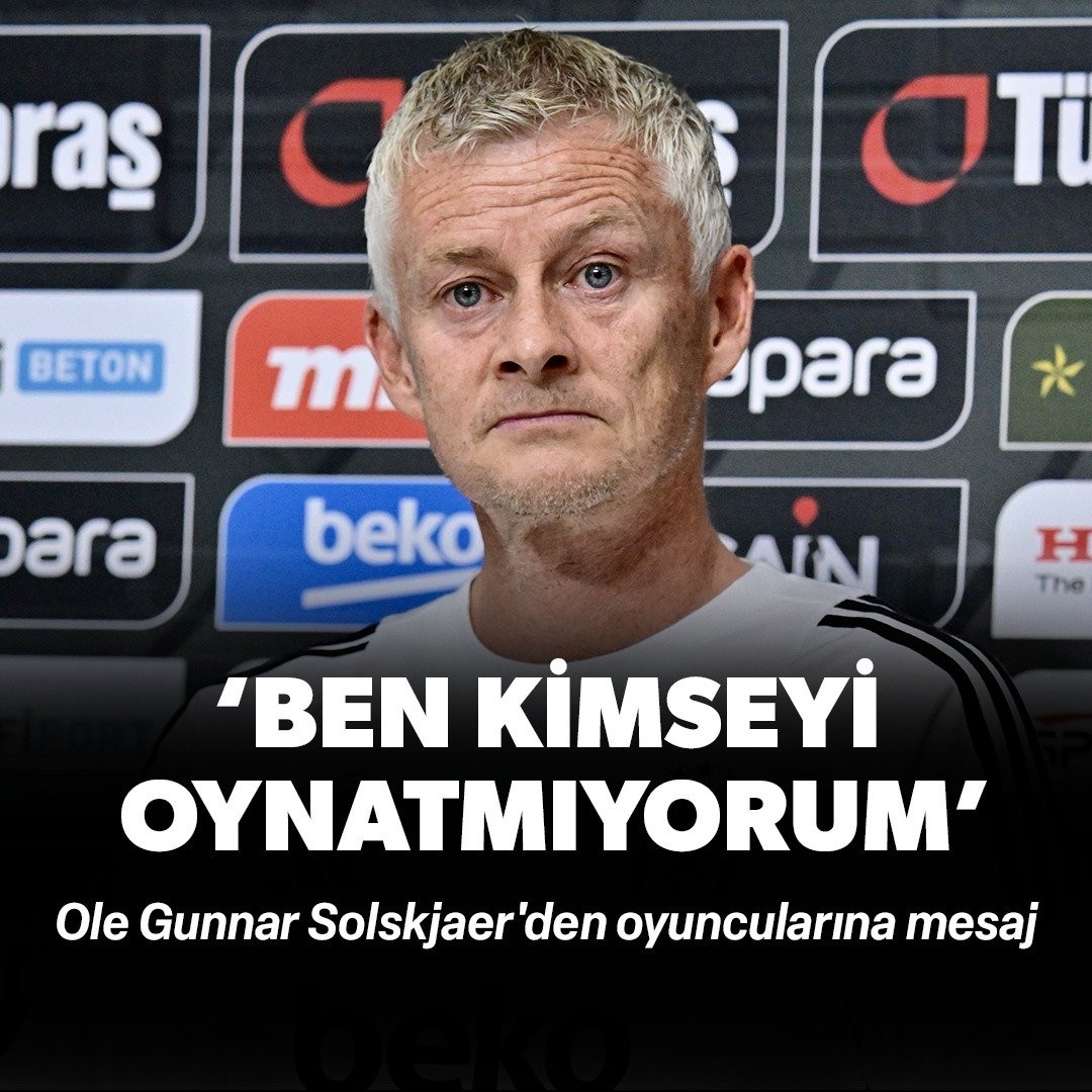 Ole Gunnar Solskjaer'den oyuncularına mesaj: 'Ben kimseyi oynatmıyorum'