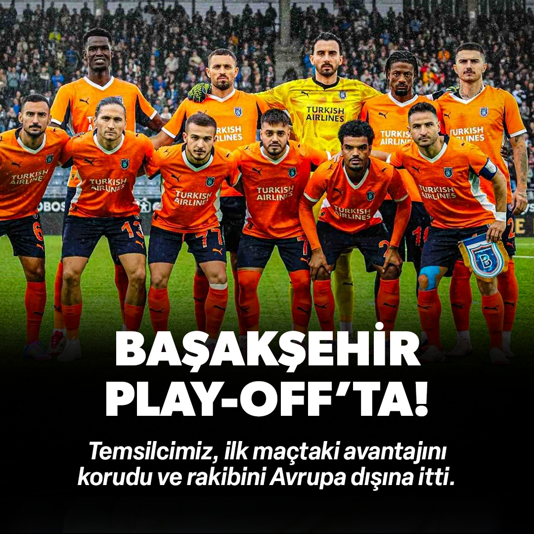 Başakşehir Play-Off'ta!