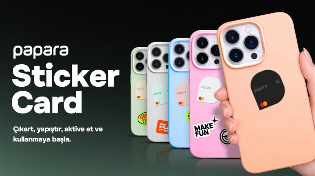 Kullanıcılar, Papara Sticker Card ile cüzdana veya uygulamaya ihtiyaç duymadan, tek adımda temassız ödeme yapabiliyor.