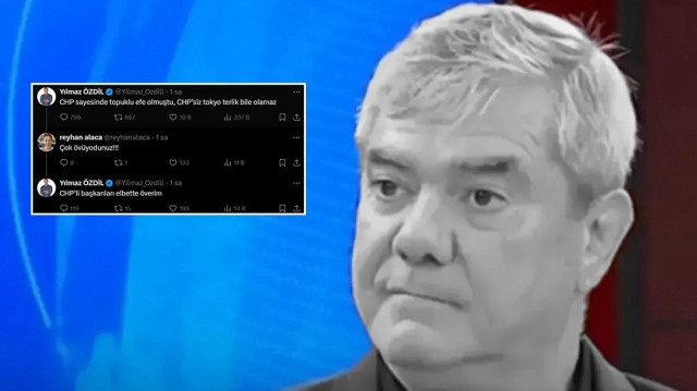 Yılmaz Özdil, Özlem Çerçioğlu'nu CHP'li olduğu için övdüğünü iddia etti.