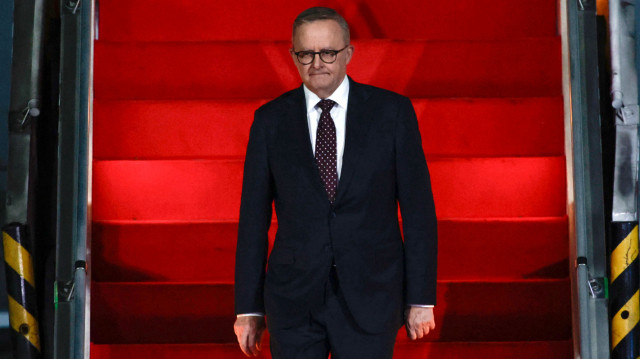 Le Premier ministre australien Anthony Albanese à Jakarta, le 14 mai 2025.