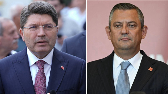 Adalet Bakanı Yılmaz Tunç- CHP Genel Başkanı Özgür Özel.