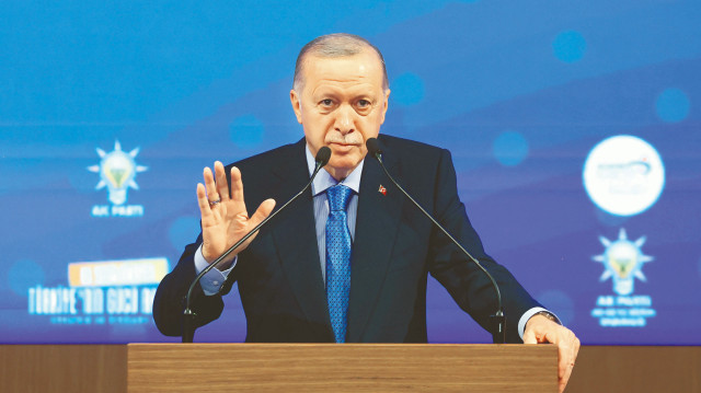 Cumhurbaşkanı Recep Tayyip Erdoğan.