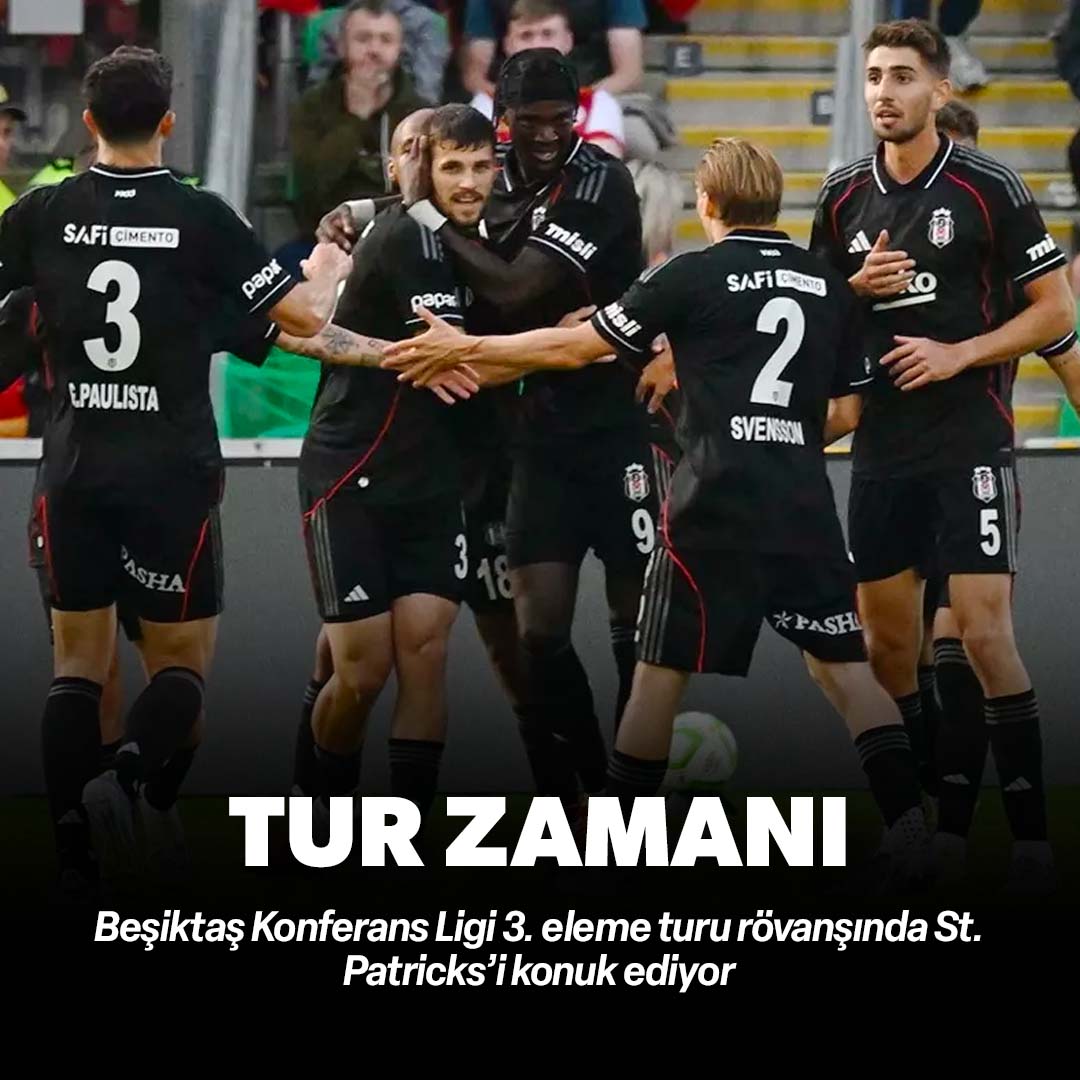 Beşiktaş - St. Patrick’s rövanş maçı saat kaçta, hangi kanalda?