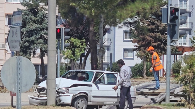 Kaza yapan araç