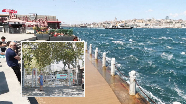 İstanbul'da şiddetli rüzgar etkili oluyor