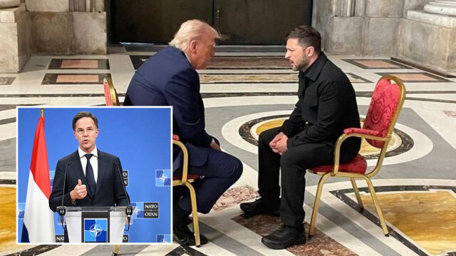 NATO Genel Sekreteri Mark Rutte'nin ABD Başkanı Donald Trump ve Ukrayna Devlet Başkanı Volodimir Zelenskiy