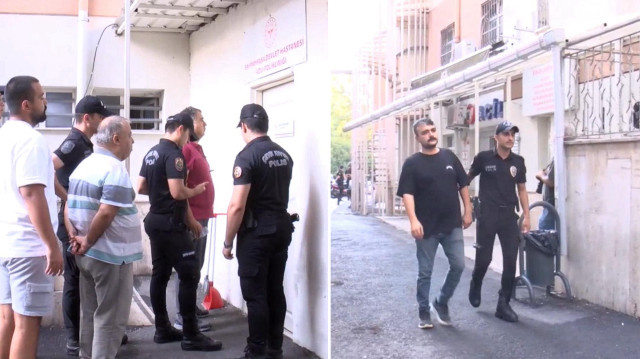 Şüpheliler, sabah saatlerinde Bayrampaşa Devlet Hastanesi'ne getirildi.