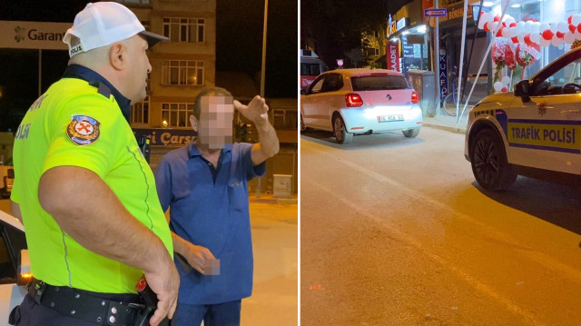 Alkollü sürücünün ehliyetine 6 ay el konuldu.