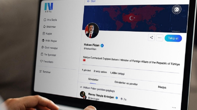 Turkish FM Fidan joins Turkish social media platform NSosyal