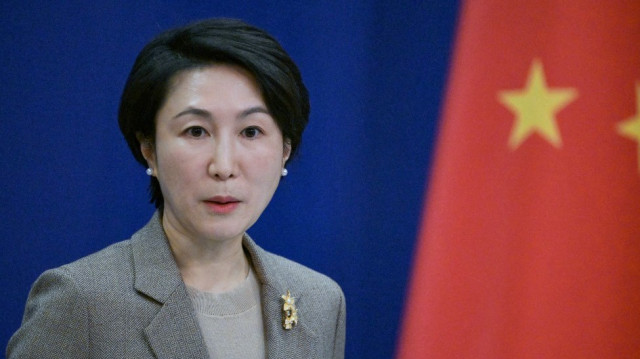 La porte-parole du ministère chinois des Affaires étrangères, Mao Ning.