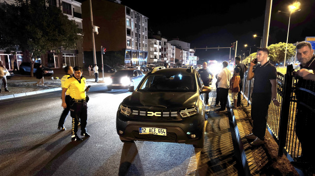 Sürücü, polis ekiplerince emniyete götürüldü.