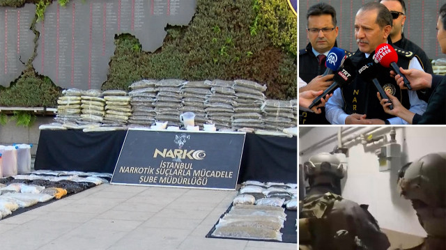 İstanbul’da 9 ilçede uyuşturucu operasyonu: 512 kilogram uyuşturucu ele geçirildi