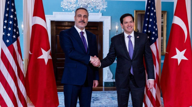 Dışişleri Bakanı Hakan Fidan, ABD'li mevkidaşı Rubio ile görüştü