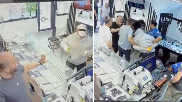 Karabük'te bir kuyumcuya silahlı soygun yapmaya çalışan zanlının silahı, oyuncak tabanca çıktı