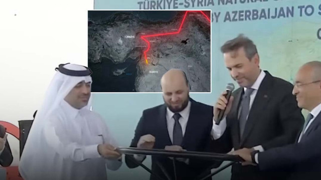 Türkiye-Suriye Doğalgaz Boru Hattı'ndan ihracat bugün başladı.
