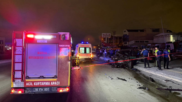 İki kardeşin cenazesi, Bursa Adli Tıp Kurumu morguna gönderildi.