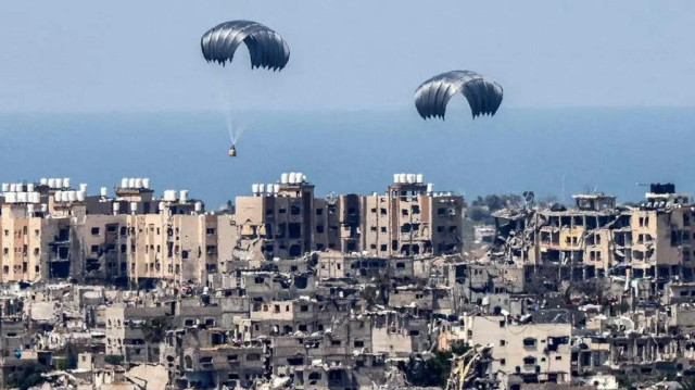 UAE, Jordan lead Gaza aid airdrop with France, Germany, Italy, Spain
