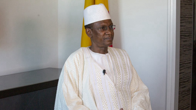Le Premier ministre malien Choguel Maiga participe à une interview avec l'AFP le 26 septembre 2021 à New York. L'ancien Premier ministre civil du Mali, Choguel Kokalla Maiga, limogé en novembre 2024 après avoir critiqué la junte, a été inculpé le 19 août 2025 pour détournement de fonds publics et placé en détention provisoire à l'issue d'une audience devant la Cour suprême du pays.