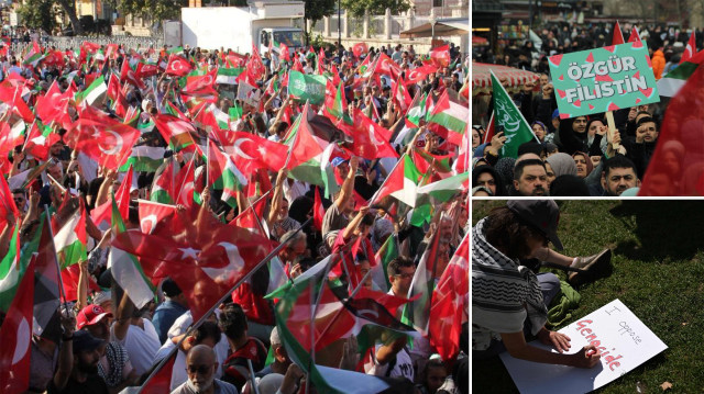 Türkiye ve Avrupa'nın birçok şehrinde her hafta sonu Gazze'ye destek yürüyüşleri ve mitingleri düzenleniyor.