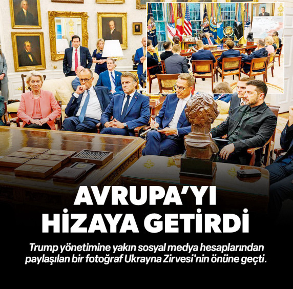Trump'tan Oval Ofis pozu: Avrupa'yı hizaya getirdi