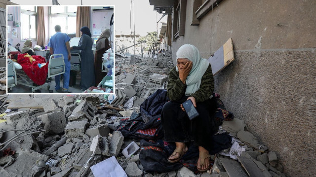 İşgalci İsrail, Gazze Şeridi'nin kuzeyinde faaliyette olan sağlık kuruluşlarına sürgün emri verdi