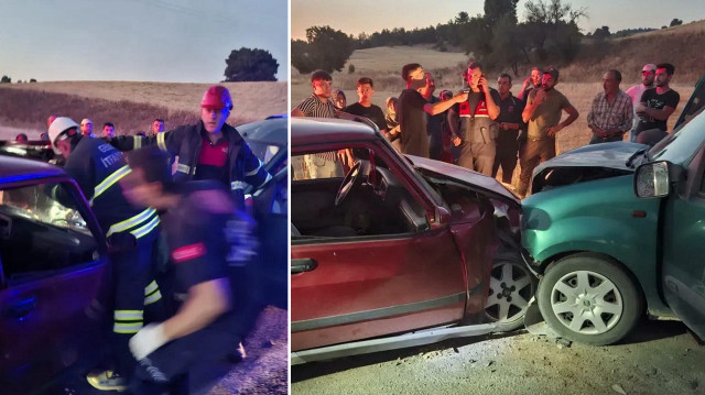 Kütahya'daki trafik kazasında karı koca can verdiler: Bir kişi de yaralı