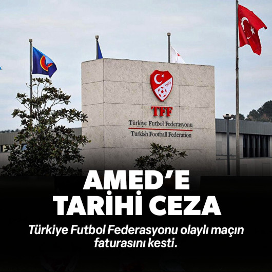 TFF'den Amedspor'a tarihi ceza