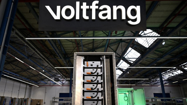 Voltfang, le fabricant et développeur de systèmes de stockage d'énergie par batterie, à Aix-la-Chapelle, dans l'ouest de l'Allemagne, le 19 août 2025.