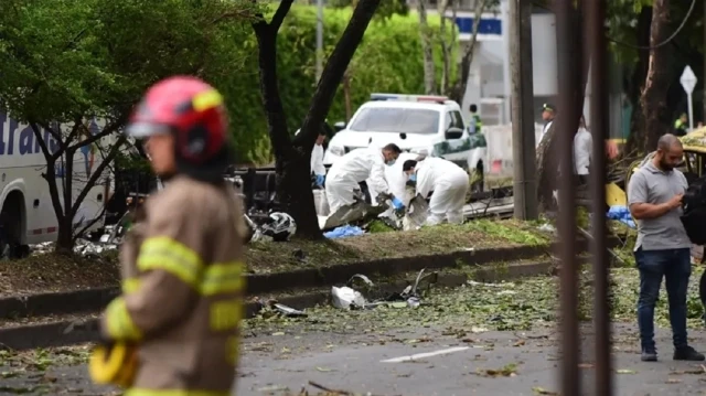 Colombia rocked by two attacks leaving 13 dead as president labels armed groups ‘terrorists’