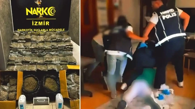 İzmir'de 127 kilo bonzai ele geçirildi