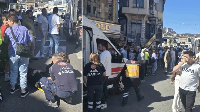 Yaralılar ambulansla hastaneye kaldırıldı.