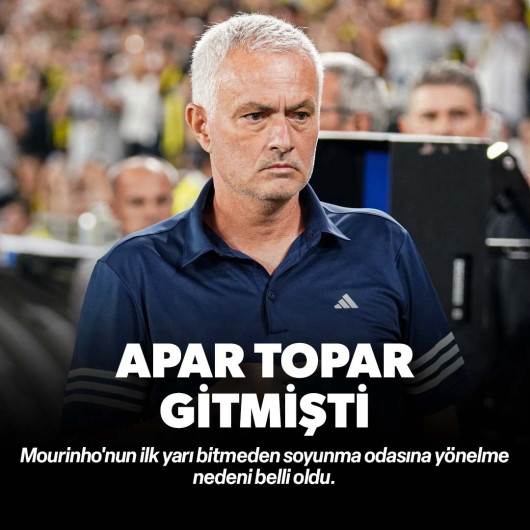 Mourinho ilk yarı bitmeden soyunma odasına gitmişti! Nedeni belli oldu