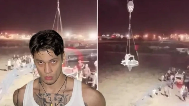 Tekirdağ’ın Hayrabolu ilçesinde UFO benzeri platformdan verdiği konserden sonra iniş sırasında rapçi Çakal, rastgele ateşlenen havalı tüfeğin saçmasıyla bacağından yaralanması olayında gözaltına alınan şahıs tutuklandı.