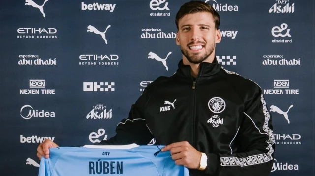 Ruben Dias, City formasıyla tüm kulvarlarda 223 maça çıktı.