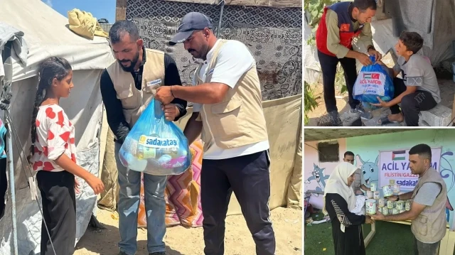 Gazze’de yaşanan soykırım ve ambargo nedeniyle Filistin halkı kıtlık ve açlıkla mücadele ediyor. 