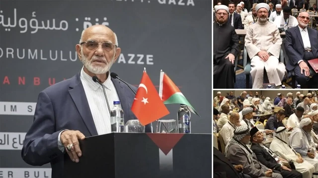 "İslami ve İnsani Bir Sorumluluk: Gazze" konferansı İstanbul'da devam ediyor.