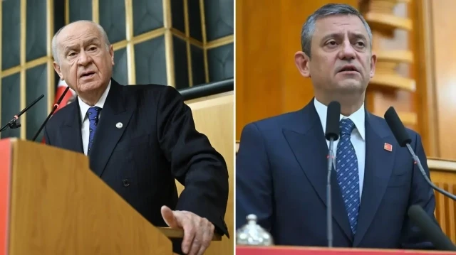 MHP Lideri Devlet Bahçeli-CHP Genel Başkanı Özgür Özel.