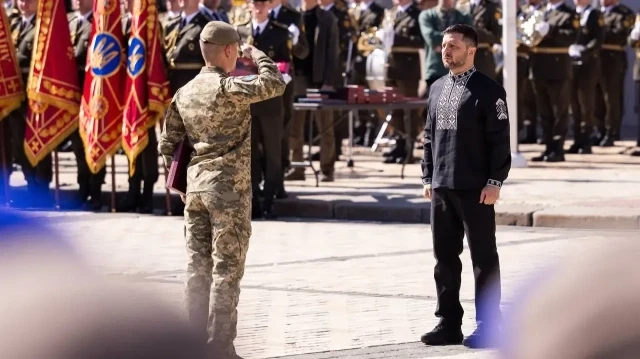 Volodimir Zelenski, 34’üncü Bağımsızlık Günü'nde ‘güçlü ve güvenli Ukrayna’ mesajı verdi.