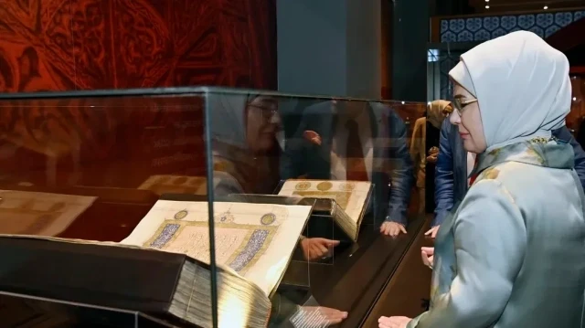 La Première dame de Türkiye, Emine Erdogan, le 17 juillet 2025.