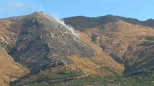 Marmara Adası’ndaki yangın kontrol altına alındı