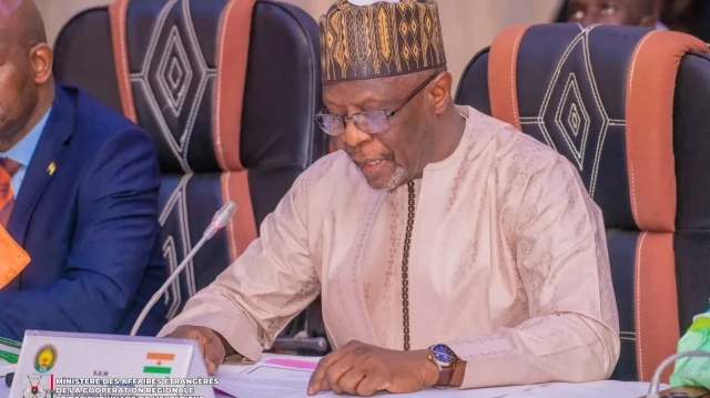 Le Ministre nigérien des affaires étrangères, Bakary Yaou Sangaré.