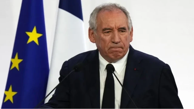 Le Premier ministre français François Bayrou, lors d'une conférence de presse à Paris, le 25 août 2025.