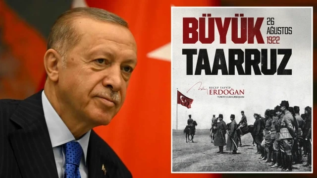 Cumhurbaşkanı Erdoğan’dan şehitlere saygı mesajı: Büyük Taarruz 103 yaşında