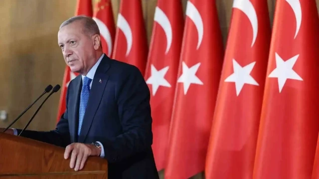 Le président turc Recep Tayyip Erdogan, à Bitlis, dans l'Est de la Türkiye, le 25 août 2025.