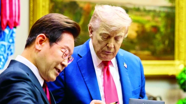 Lee Jae-myung, Donald Trump.
