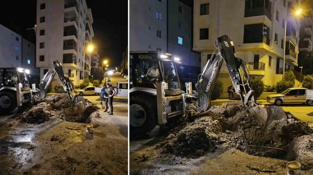 Edirne’de su arızası çalışmasında doğalgaz hattı patladı: Facianın eşiğinden dönüldü
