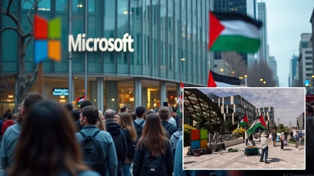 Soykırım destekçisi Microsoft'a tepkiler çığ gibi: Çalışanlar kelepçelenerek gözaltına alındı